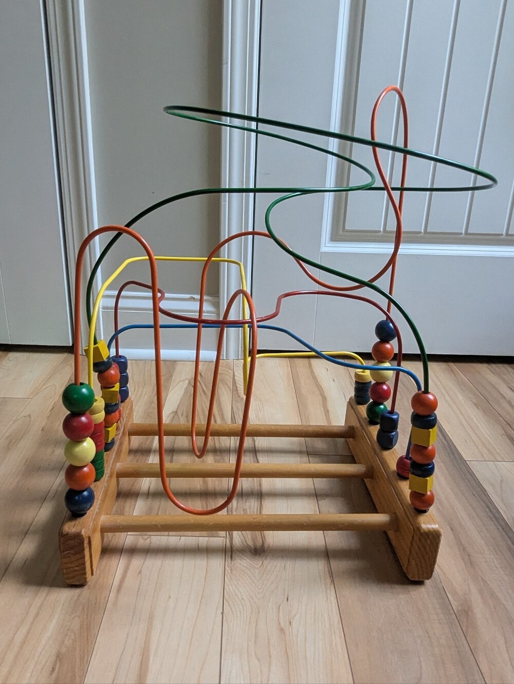 ANATEX Large Wood Base Rollercoaster Maze